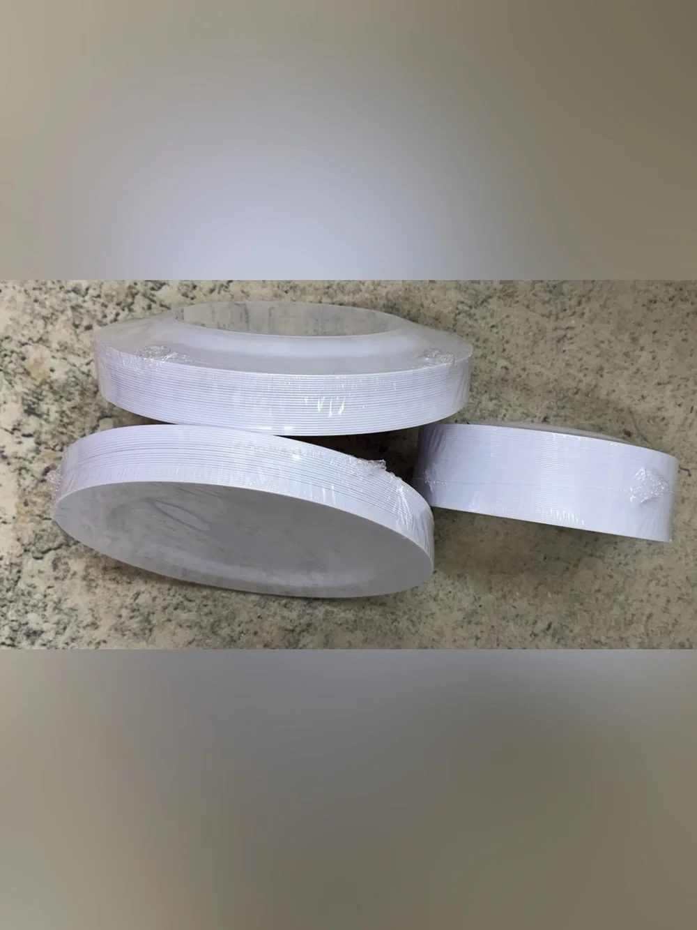 Premium White Plastic Disposable Party Plates 50 Each size